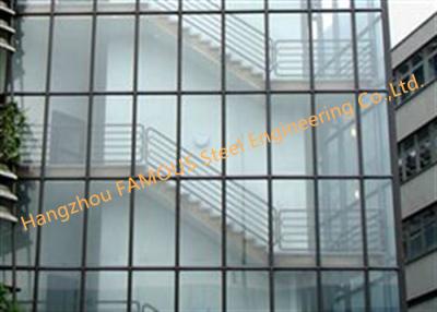 China Single Silver 6mm 12A 6mm Glass Curtain Wall With Low Heat Transfer Coefficient for sale