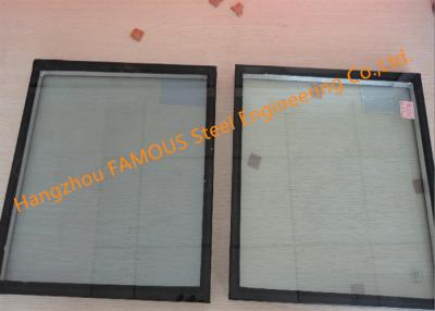 China 300mmx300mm 5mm Glass Curtain Wall Facade , Double Silver Insulated Low E Glass for sale