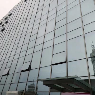 China Invisible Frame Aluminum Glass Wall 120 Type Glass Curtain Wall for sale