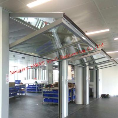 China Bifold Aluminum Glass Windows PVDF Coating Swing Open Style for sale