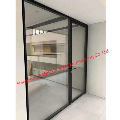 China Modern Interior Office Glass Movable Partition Wall Cunstomized for sale