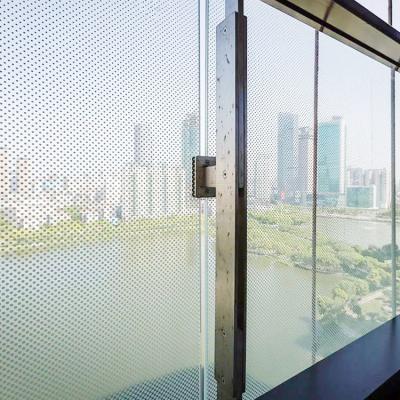 China PVDF Coated Tempered Glass Aluminum Storm Windows Heat Insulation for sale