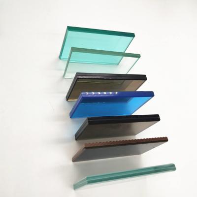 China Polished Edge Triplex Laminated Glass Pedestrian Bridge Skywalk Glass for sale
