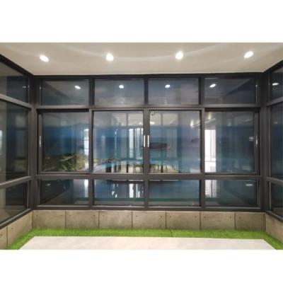 China Fachada de vidro moderada alumínio da parede de cortina resistente à corrosão à venda