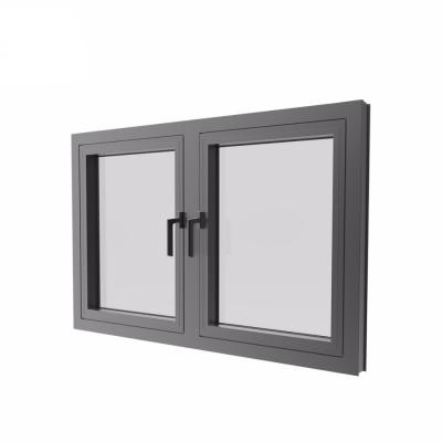 China Exposed Frame UPVC Sliding Windows Double Glazed Aluminum Casement Windows for sale
