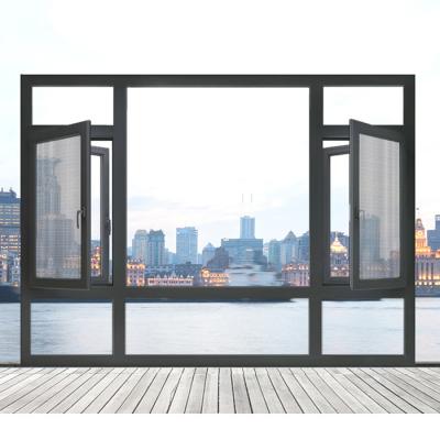 China Thermal Break Aluminum Sliding Windows With Double Glass for sale