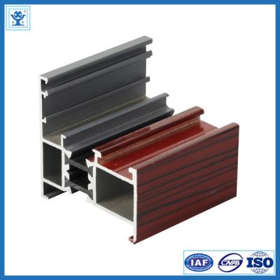 China 6063-T5 powder coating thermal break aluminium profile to make doors and windows for sale
