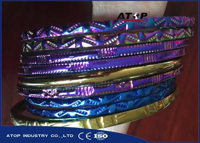 Chine Type horizontal de bracelets de plasma de revêtement d'évaporation titanique en verre de machine à vendre