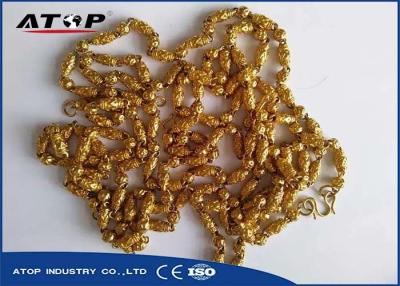 China PLC Control Necklace Gold Plating Machine For Rust / Wear Resistance Film for sale