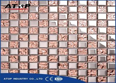 China Vácuo do revestimento de PVD que metaliza a eficiência elevada do equipamento para as telhas de mosaico de vidro à venda
