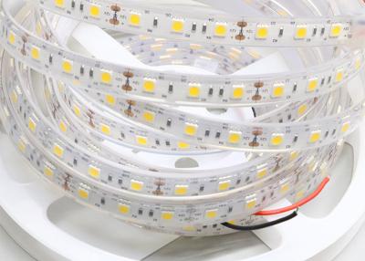 China SMD5050 60 LED luces de banda flexibles, las bandas LED flexibles de 12 voltios en venta