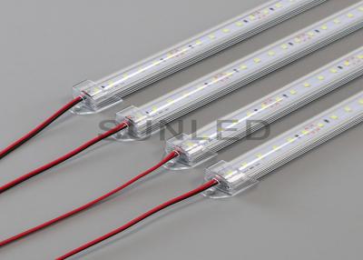 China Super Brightness Aluminum LED Bar SMD2835 DC12V 72 LED Cold White Light Rigid Strip for sale