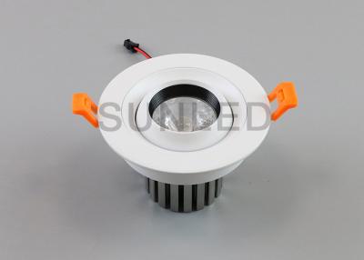 China 120° Beam Angle LED Recessed Downlight 100lm/w Dimmable Rotatable Cob 10 Watt for sale