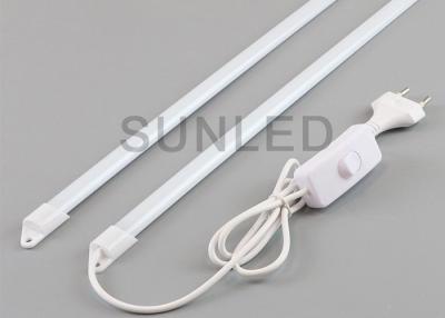 China Barras de luz de banda rígida de plástico LED, 220V resistente al agua Barras de LED rígidas con enchufe en venta