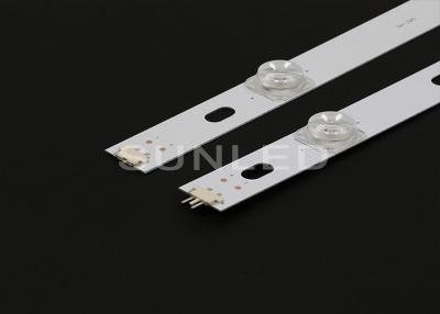 China 42 Inch Flat Screen TV Backlight Strip Square Lens Cold White Color 4A / 4B For LG for sale