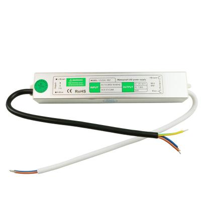 China Fuente de alimentación del conductor LED de 20 Watt, Fuente de alimentación LED de 12 V apagable AC 220 V en venta