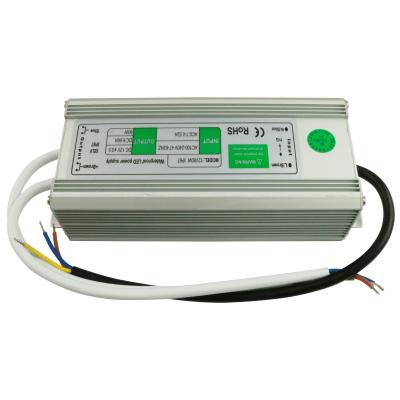 China Fuente de alimentación de luz de banda LED anticorresiva DC12V Salida 80w Aprobación CE IP67 en venta