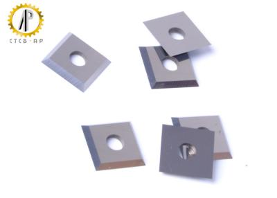 China 12x12x1.5mm Holzbearbeitungs-Hartmetalleinsätze mit 4 verwendbaren Seiten für Planierungswerkzeuge zu verkaufen