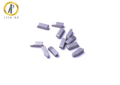China Fine Grain Size Tungsten Carbide Saw Tips For Slitting Saw Cutters Long Life Span for sale