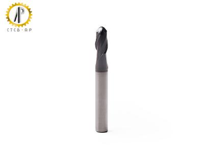 China HRC58 Tungsten Carbide Ball Nose End Mill For Profile Machining for sale