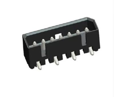 China SMT Single Row Wire To Board Connector 1.25mm Male PA9T UL94V0 BLACK Sn Au Plated for sale