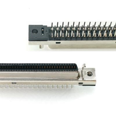 China Pin industrial do PWB 36 do ângulo direito dos conectores do conector fêmea do passo MDR SCSI de 1.27mm à venda