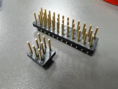 China 4.0mm Pitch Male Pin Header Connector 3 Rows ECU Connector 35pin PBT Round Pin for sale
