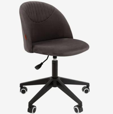 China Metal Swivel Task Chair Black Powder Coating With Cushion And Adjustable Height for sale