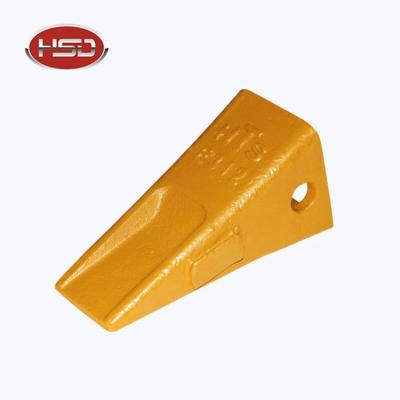 China E312 Bulldozer Backhoe Bucket Teeth Tip Alloy Steel Teeth Precision Casting for sale