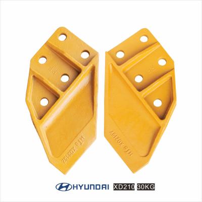 China 52 HRC Alloy Steel Excavator R210 Side Cutter for sale