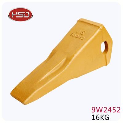 China Alloy Steel 16kg 52HRC 9W2452 Ripper Tooth For Excavator for sale
