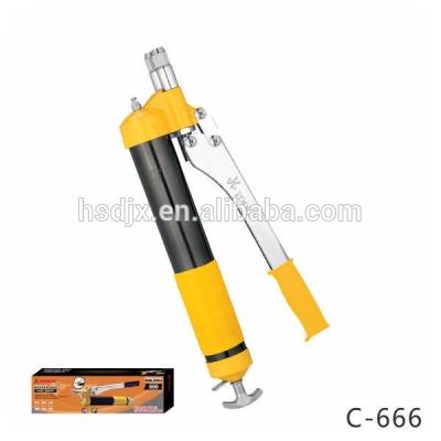 China removeable cylinder system hand grease gun 600CC for excavators for sale