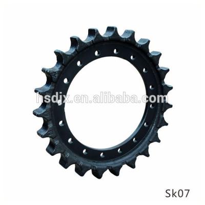 China Kobelco excavator undercarriage parts drive chain sprocket wheel for SK07 sprocket for wholesale Te koop
