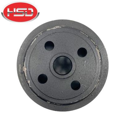 China Excavator Water Pump Pulley Double Slot 140mm Outer Diameter For S6K Engine for sale
