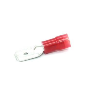 China Full Range Red Round Cable Lug Connector Male Connector Nylon Insulated for sale
