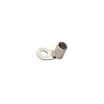China Copper Non Insulated Ring Terminals 105°C Temperature Rating Closed Barrel Type 4-38mm2 90D for sale