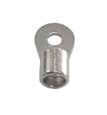 China 10-16mm2 Closed Non Insulated Ring Terminals For Wire Connection With Brazed Seam OT Round for sale