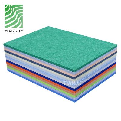 China Eco-friendly Hexagon Fiber Polyester Sound Absorption Ceiling Acoustic Panels Tianjie Acoustic Panels for sale