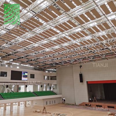 China EUROPEAN Tianjie Acoustic Panels Factory Sound Absorption Ceiling Panel Acoustic Partitions For Sport Auditorium for sale
