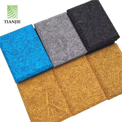 China Art Slot Interior High Quality Wall Panel Wool Acoustic Panel Soundproof Fireproof Eco-friendly Reduction Wood Noise for sale