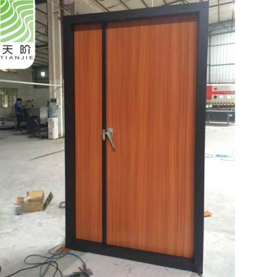 China Tianjie Acoustic Panels Factory Double Leaf Fire Retardant Steel Fire Rated Swing Door for Warehouse and Construction Soundproof Acoustic Door for sale