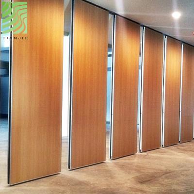 China Tianjie Modern Soundproof Movable Folding Wooden Acoustic Panels Acoustic Partition for sale