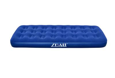China Single Flocked Air Bed Inflatable mattress flocked top PVC sides and bottom  Sturdy vinyl construction for sale