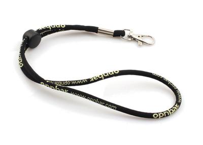 China Black Lanyard Neck Strap for ID Card Phones Camera , Custom Cord Straps Rope for sale