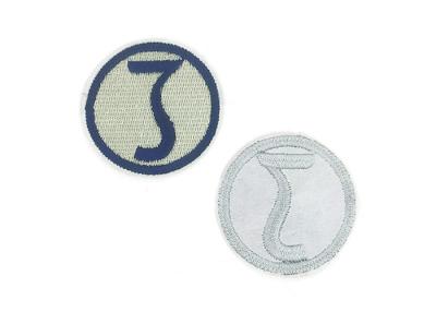China Sewing On Adhesive Embroidered Patches Twill Material For Clothing Dresses for sale