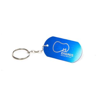 China Customized Printing Fashion Stainless Steel Keychain / Jewelled Key Rings for sale