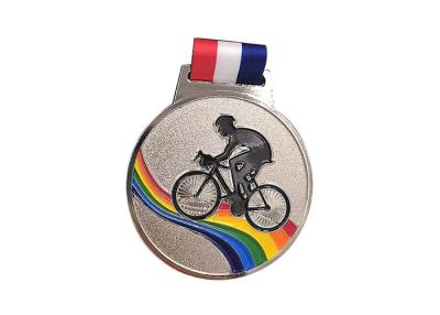 Китай Медали награды яркой серебряной плакировкой изготовленные на заказ для памяти БВ Сертифлькате компании продается