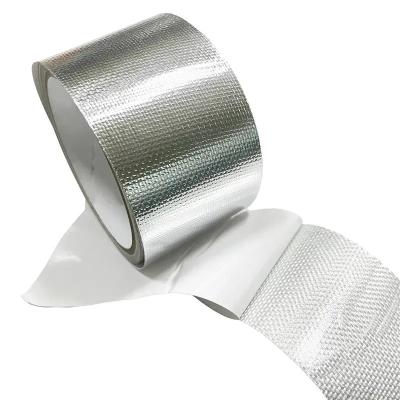 China Chama da fita da folha de alumínio da ATAC - fibra de vidro resistente ao calor retardadora Mesh Tape à venda