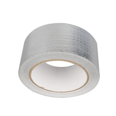 China HVAC Reinforced Aluminum Foil Scrim Tape 2 Way FS Rubber Resin Adhesive for sale