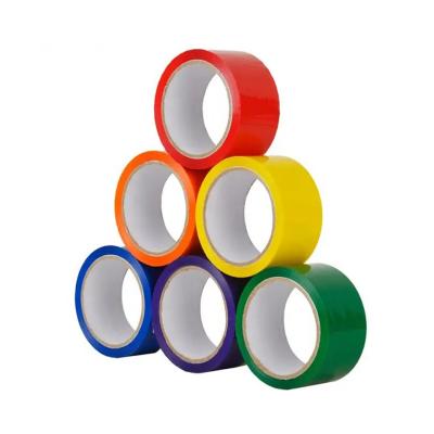 China Strong Adhesion Bopp Red Packing Tape Sealing Carton Custom Packaging Tape for sale